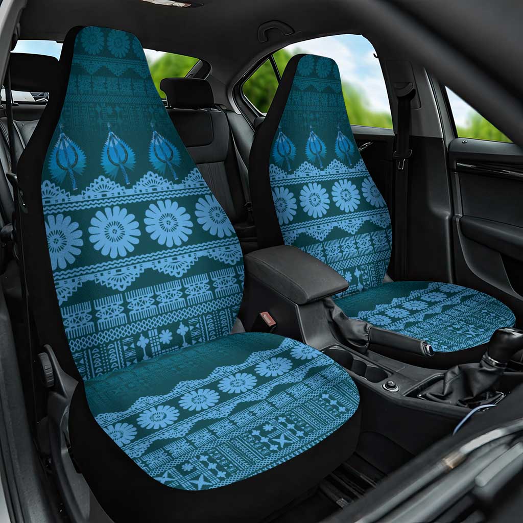 Bula Fiji Iri ni Meke Car Seat Cover Karakarawa Fijian Masi - Polynesian Pride