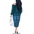 Bula Fiji Iri ni Meke Family Matching Off The Shoulder Long Sleeve Dress and Hawaiian Shirt Karakarawa Fijian Masi - Polynesian Pride