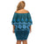 Bula Fiji Iri ni Meke Family Matching Off Shoulder Short Dress and Hawaiian Shirt Karakarawa Fijian Masi - Polynesian Pride