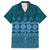 Bula Fiji Iri ni Meke Family Matching Short Sleeve Bodycon Dress and Hawaiian Shirt Karakarawa Fijian Masi - Polynesian Pride