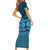 Bula Fiji Iri ni Meke Family Matching Short Sleeve Bodycon Dress and Hawaiian Shirt Karakarawa Fijian Masi - Polynesian Pride