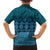 Bula Fiji Iri ni Meke Family Matching Summer Maxi Dress and Hawaiian Shirt Karakarawa Fijian Masi - Polynesian Pride