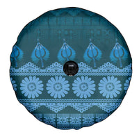 Bula Fiji Iri ni Meke Spare Tire Cover Karakarawa Fijian Masi - Polynesian Pride