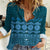 Bula Fiji Iri ni Meke Women Casual Shirt Karakarawa Fijian Masi - Polynesian Pride