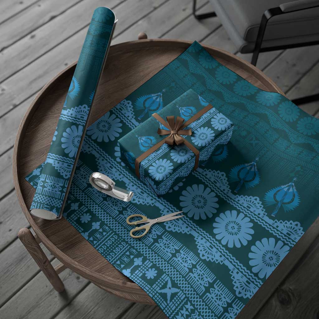 Bula Fiji Iri ni Meke Wrapping Paper Karakarawa Fijian Masi - Polynesian Pride
