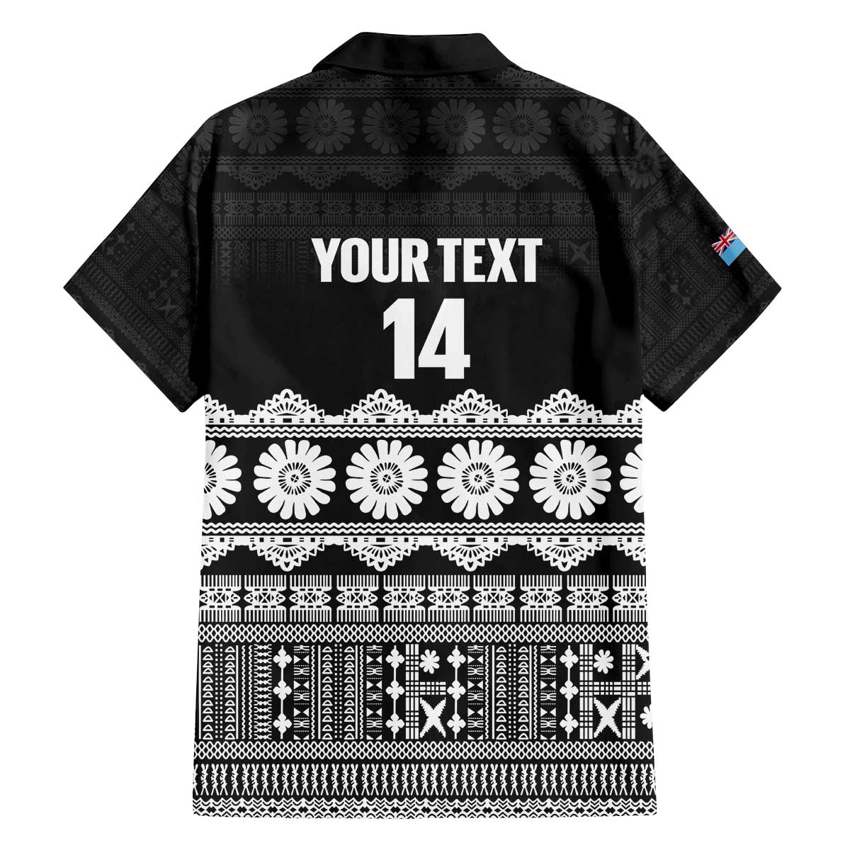 Fiji Tapa Rugby Custom Family Matching Off The Shoulder Long Sleeve Dress and Hawaiian Shirt Go Fijiana - Polynesian Pride