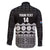 Fiji Tapa Rugby Custom Family Matching Off The Shoulder Long Sleeve Dress and Hawaiian Shirt Go Fijiana - Polynesian Pride