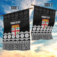 Fiji Tapa Rugby Custom Garden Flag Go Fijiana - Polynesian Pride