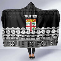 Fiji Tapa Rugby Custom Hooded Blanket Go Fijiana - Polynesian Pride