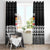 Fiji Tapa Rugby Custom Window Curtain Go Fijiana - Polynesian Pride