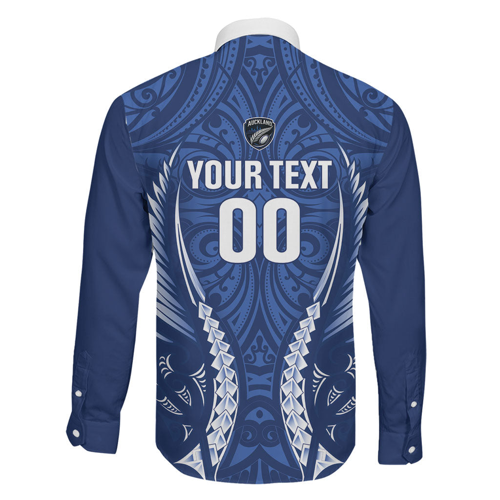 Auckland 2026 Rugby Custom Family Matching Long Sleeve Bodycon Dress and Hawaiian Shirt NZ Maori Silver Fern LT14 - Polynesian Pride