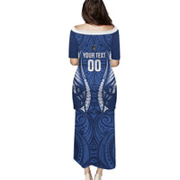 Auckland 2026 Rugby Custom Family Matching Puletasi and Hawaiian Shirt NZ Maori Silver Fern LT14 - Polynesian Pride