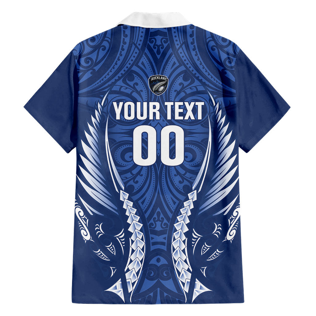 Auckland 2026 Rugby Custom Family Matching Summer Maxi Dress and Hawaiian Shirt NZ Maori Silver Fern LT14 - Polynesian Pride