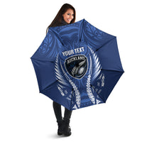 Auckland 2026 Rugby Custom Umbrella NZ Maori Silver Fern