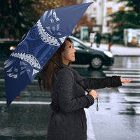 Auckland 2026 Rugby Custom Umbrella NZ Maori Silver Fern
