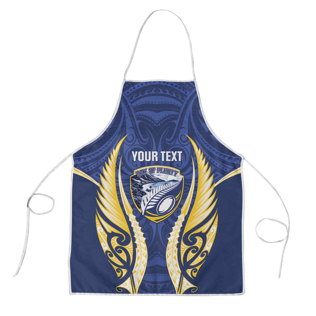 Bay of Plenty 2026 Rugby Custom Apron NZ Maori Silver Fern LT14 Blue - Polynesian Pride