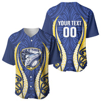 Bay of Plenty 2026 Rugby Custom Baseball Jersey NZ Maori Silver Fern LT14 - Polynesian Pride