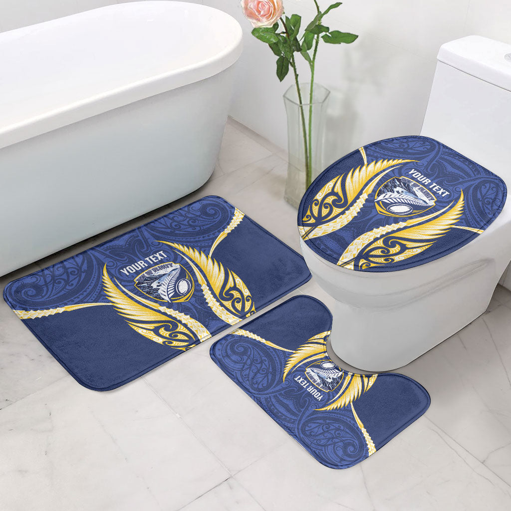 Bay of Plenty 2026 Rugby Custom Bathroom Set NZ Maori Silver Fern LT14 - Polynesian Pride