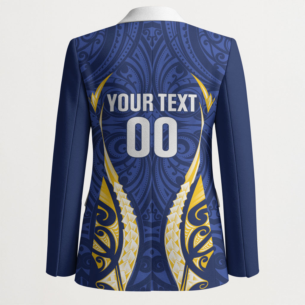Bay of Plenty 2026 Rugby Custom Blazer NZ Maori Silver Fern LT14 - Polynesian Pride
