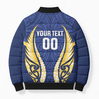Bay of Plenty 2026 Rugby Custom Bomber Puffer Jacket NZ Maori Silver Fern LT14 - Polynesian Pride