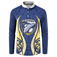 Bay of Plenty 2026 Rugby Custom Button Sweatshirt NZ Maori Silver Fern