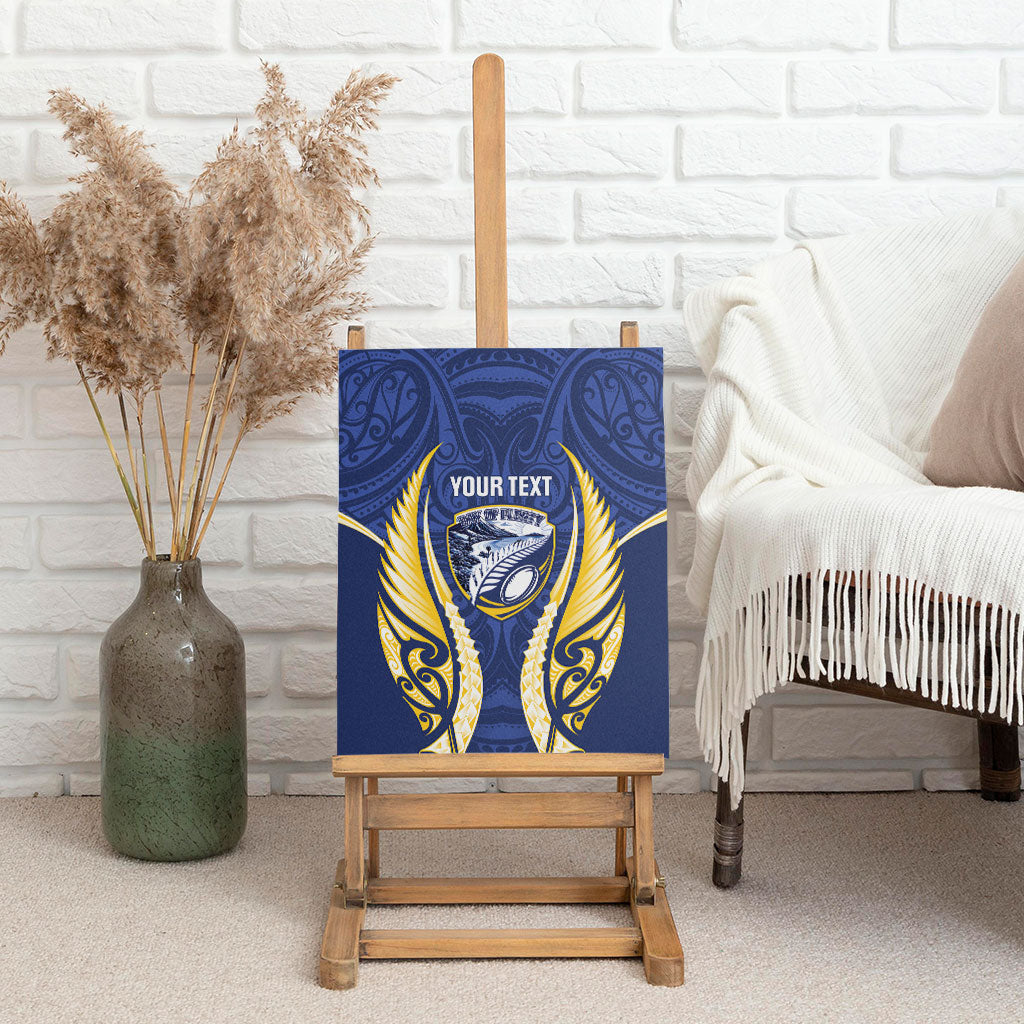Bay of Plenty 2026 Rugby Custom Canvas Wall Art NZ Maori Silver Fern LT14 - Polynesian Pride