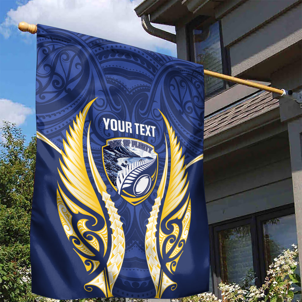 Bay of Plenty 2026 Rugby Custom Garden Flag NZ Maori Silver Fern LT14 - Polynesian Pride
