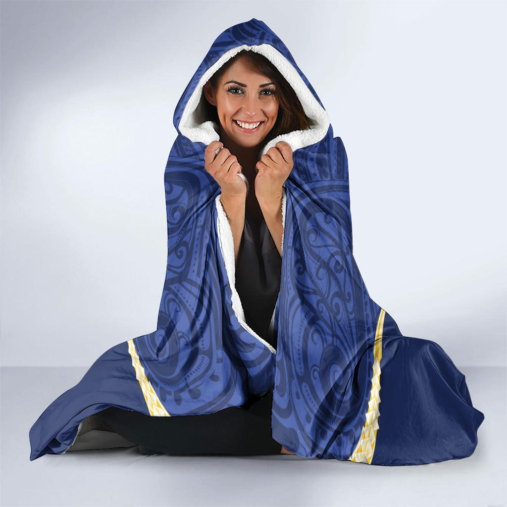 Bay of Plenty 2026 Rugby Custom Hooded Blanket NZ Maori Silver Fern LT14 - Polynesian Pride