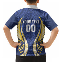 Bay of Plenty 2026 Rugby Custom Kid Hawaiian Shirt NZ Maori Silver Fern LT14 - Polynesian Pride