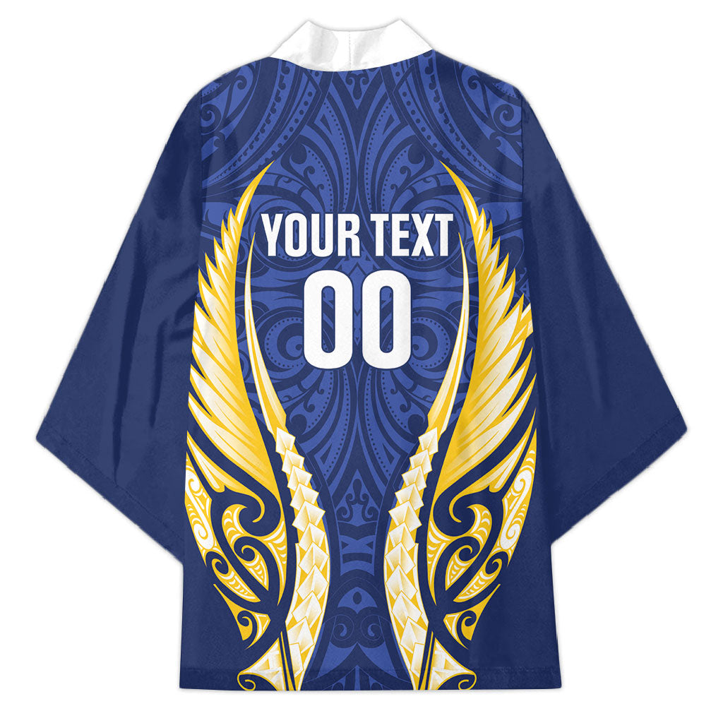 Bay of Plenty 2026 Rugby Custom Kimono NZ Maori Silver Fern LT14 - Polynesian Pride