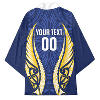 Bay of Plenty 2026 Rugby Custom Kimono NZ Maori Silver Fern LT14 - Polynesian Pride