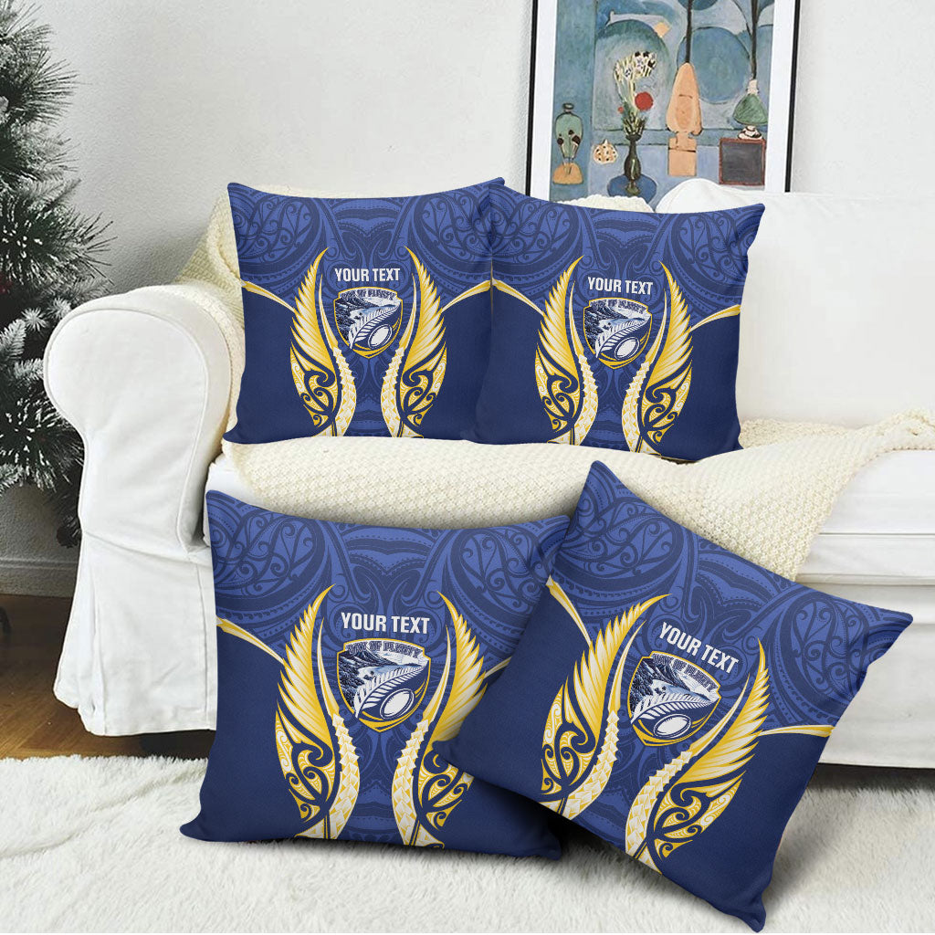 Bay of Plenty 2026 Rugby Custom Pillow Cover NZ Maori Silver Fern LT14 - Polynesian Pride