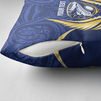 Bay of Plenty 2026 Rugby Custom Pillow Cover NZ Maori Silver Fern LT14 - Polynesian Pride