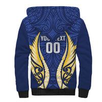 Bay of Plenty 2026 Rugby Custom Sherpa Hoodie NZ Maori Silver Fern LT14 - Polynesian Pride