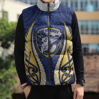 Bay of Plenty 2026 Rugby Custom Sleeveless Puffer Jacket NZ Maori Silver Fern LT14 - Polynesian Pride