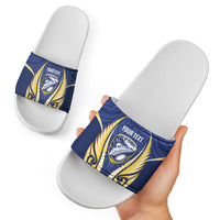 Bay of Plenty 2026 Rugby Custom Slide Sandals NZ Maori Silver Fern LT14 - Polynesian Pride
