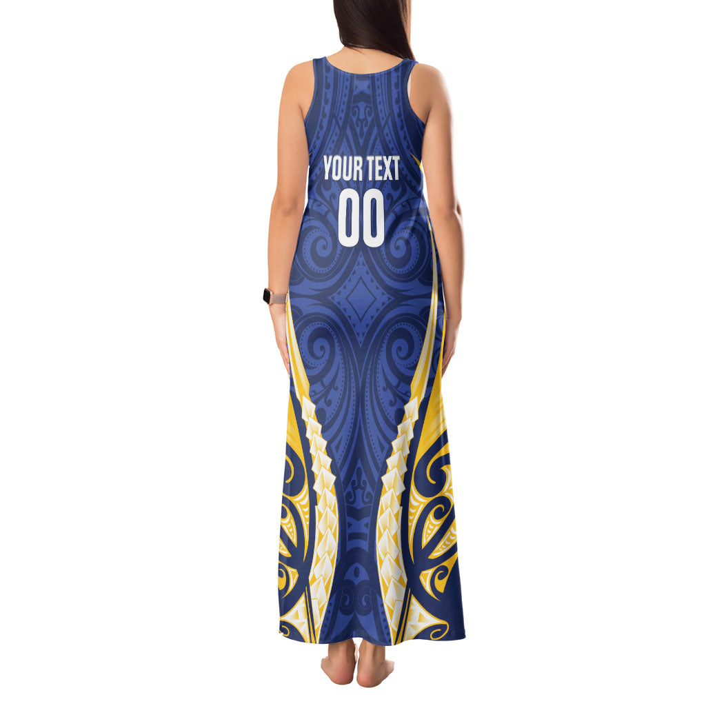 Bay of Plenty 2026 Rugby Custom Tank Maxi Dress NZ Maori Silver Fern