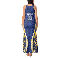 Bay of Plenty 2026 Rugby Custom Tank Maxi Dress NZ Maori Silver Fern