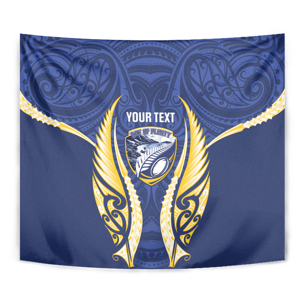 Bay of Plenty 2026 Rugby Custom Tapestry NZ Maori Silver Fern LT14 - Polynesian Pride
