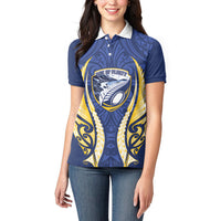 Bay of Plenty 2026 Rugby Custom Women Polo Shirt NZ Maori Silver Fern LT14 - Polynesian Pride