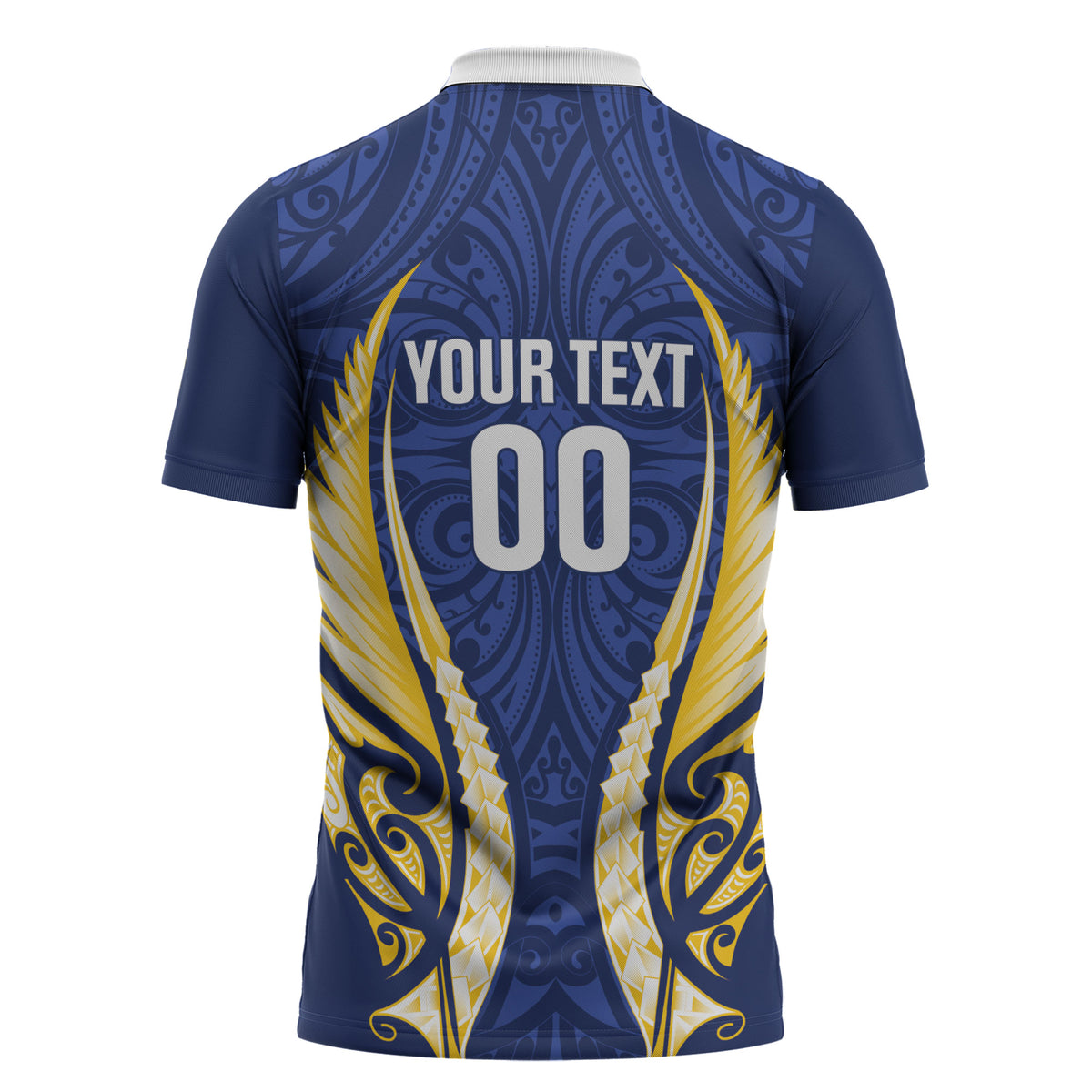 Bay of Plenty 2026 Rugby Custom Zipper Polo Shirt NZ Maori Silver Fern LT14 - Polynesian Pride