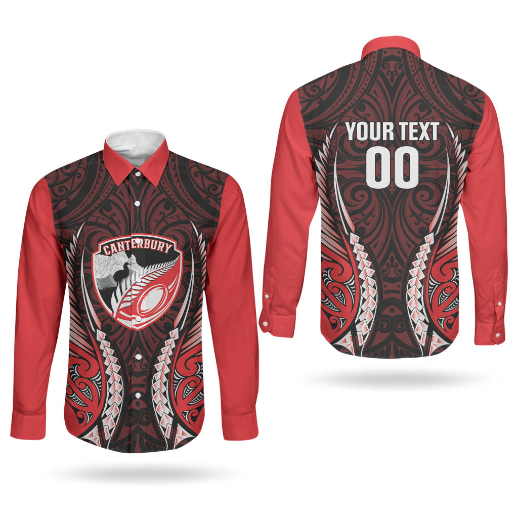 Canterbury 2026 Rugby Custom Couples Matching Off Shoulder Short Dress and Long Sleeve Button Shirt NZ Maori Silver Fern LT14 - Polynesian Pride