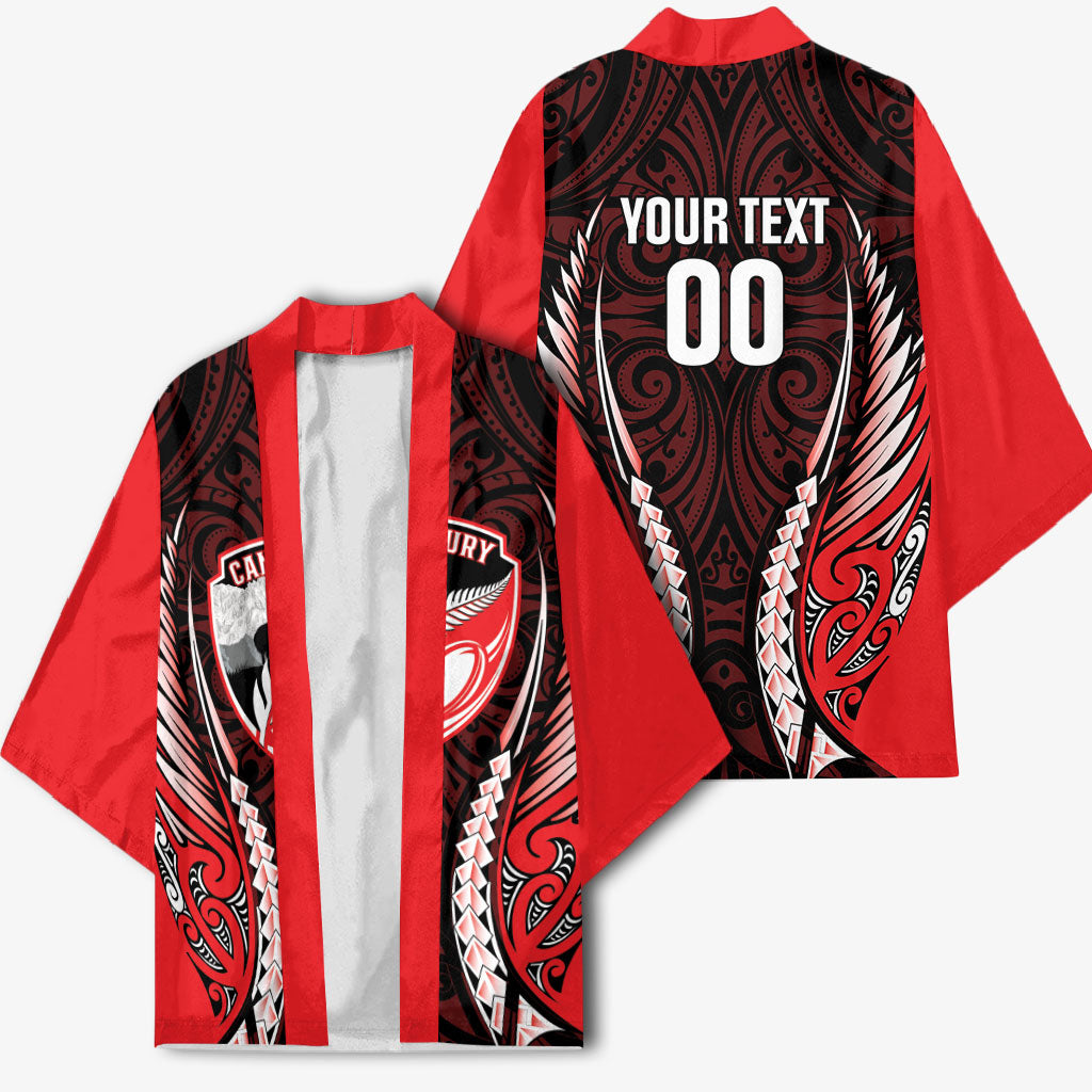 Canterbury 2026 Rugby Custom Kimono NZ Maori Silver Fern