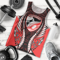 Canterbury 2026 Rugby Custom Men Tank Top NZ Maori Silver Fern LT14 - Polynesian Pride