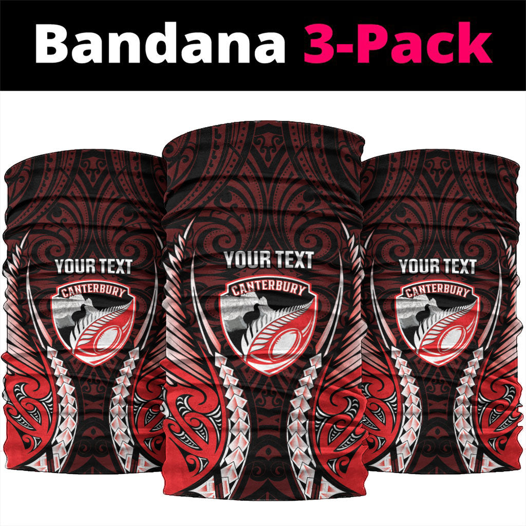 Canterbury 2026 Rugby Custom Neck Gaiter NZ Maori Silver Fern