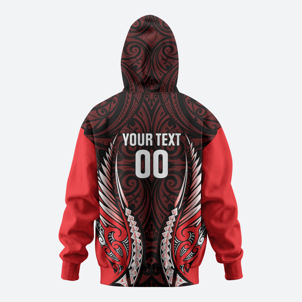 Canterbury 2026 Rugby Custom Zip Hoodie NZ Maori Silver Fern LT14 - Polynesian Pride