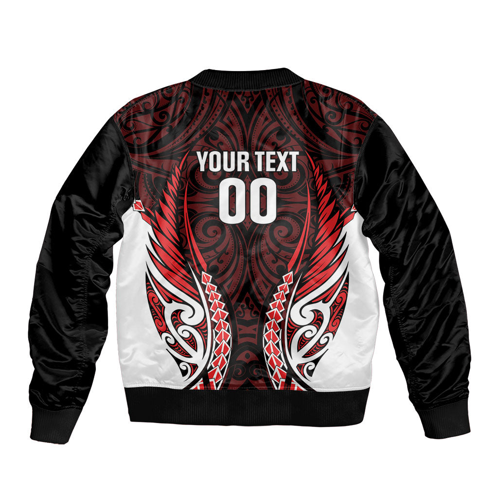 Counties Manukau 2026 Rugby Custom Bomber Jacket NZ Maori Silver Fern