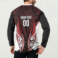 Counties Manukau 2026 Rugby Custom Button Sweatshirt NZ Maori Silver Fern