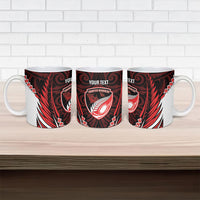 Counties Manukau 2026 Rugby Custom Ceramic Mug NZ Maori Silver Fern