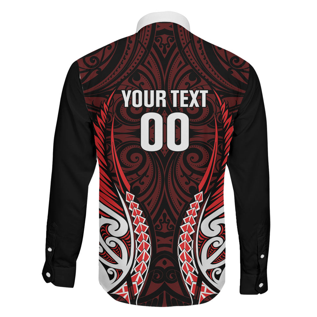 Counties Manukau 2026 Rugby Custom Family Matching Long Sleeve Bodycon Dress and Hawaiian Shirt NZ Maori Silver Fern LT14 - Polynesian Pride